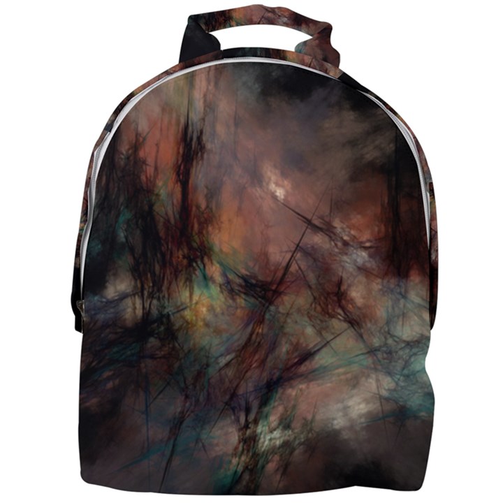 Abstract Fractal Digital Backdrop Mini Full Print Backpack