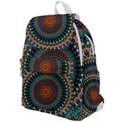 Ornament Circle Picture Colorful Top Flap Backpack