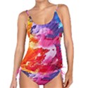 Abstract Art Background Paint Tankini Set View1