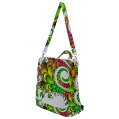 Fractal Abstract Aesthetic Pattern Crossbody Backpack