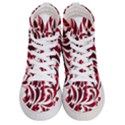 Abstract Geometric Art Fractal Women s Hi-Top Skate Sneakers View1