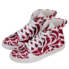 Abstract Geometric Art Fractal Women s Hi-top Skate Sneakers by Pakrebo