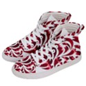 Abstract Geometric Art Fractal Women s Hi-Top Skate Sneakers View2