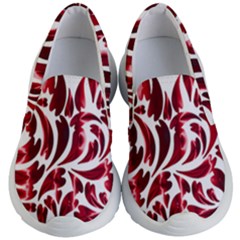 Abstract Geometric Art Fractal Kids  Lightweight Slip Ons by Pakrebo