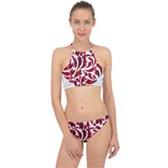 Abstract Geometric Art Fractal Racer Front Bikini Set by Pakrebo