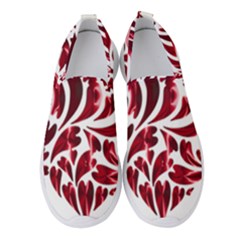 Abstract Geometric Art Fractal Women s Slip On Sneakers by Pakrebo