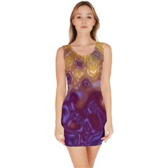 Fractal Rendering Background Bodycon Dress