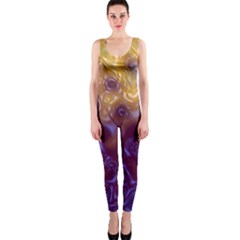 Fractal Rendering Background One Piece Catsuit by Pakrebo