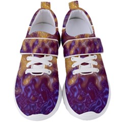 Fractal Rendering Background Women s Velcro Strap Shoes