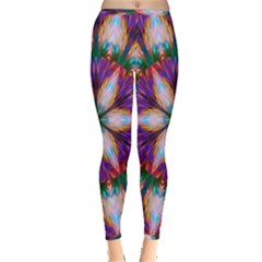 Seamless Abstract Colorful Tile Inside Out Leggings by Pakrebo