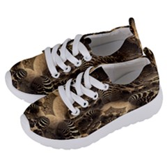 Fractal Bones Cave Fossil Render Kids  Lightweight Sports Shoes by Pakrebo