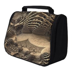 Fractal Bones Cave Fossil Render Full Print Travel Pouch (small)