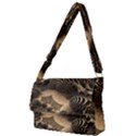 Fractal Bones Cave Fossil Render Full Print Messenger Bag View1