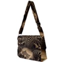 Fractal Bones Cave Fossil Render Full Print Messenger Bag View2