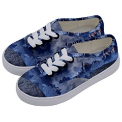 Mountains Moon Earth Space Kids  Classic Low Top Sneakers by Pakrebo