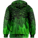 Fractal Rendering Background Green Kids  Zipper Hoodie Without Drawstring View2