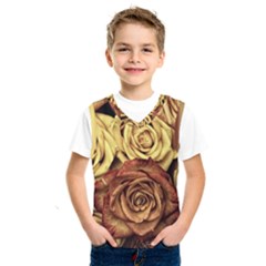 Roses Flowers Love Red Plant Kids  Sportswear by Pakrebo