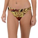 Roses Flowers Love Red Plant Band Bikini Bottom View1