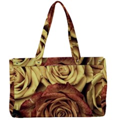 Roses Flowers Love Red Plant Canvas Work Bag by Pakrebo