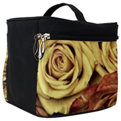 Roses Flowers Love Red Plant Make Up Travel Bag (big) by Pakrebo