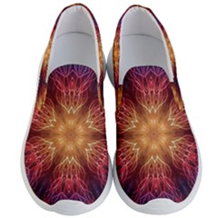 Fractal Abstract Artistic Men s Lightweight Slip Ons by Pakrebo