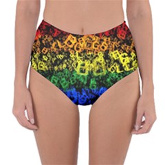 Lgbt Pride Rainbow Gay Lesbian Reversible High-waist Bikini Bottoms by Pakrebo