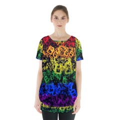 Lgbt Pride Rainbow Gay Lesbian Skirt Hem Sports Top by Pakrebo