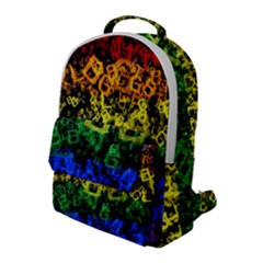 Lgbt Pride Rainbow Gay Lesbian Flap Pocket Backpack (large) by Pakrebo