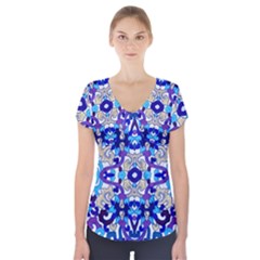 Ml 126 1 Short Sleeve Front Detail Top by ArtworkByPatrick