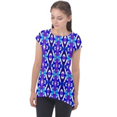 Ml 126 2 Cap Sleeve High Low Top by ArtworkByPatrick