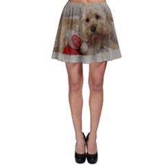 Cockapoo In Dog s Bed Skater Skirt by pauchesstore