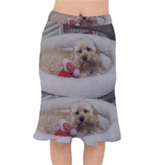 Cockapoo In Dog s Bed Mermaid Skirt