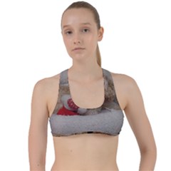 Cockapoo In Dog s Bed Criss Cross Racerback Sports Bra by pauchesstore