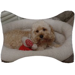 Cockapoo In Dog s Bed Seat Head Rest Cushion by pauchesstore