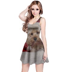 Cockapoo In Dog s Bed Reversible Sleeveless Dress by pauchesstore