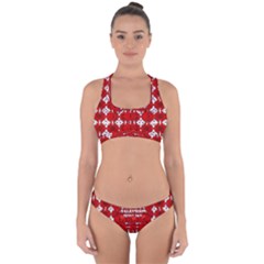 Happy Valentines Every Day Cross Back Hipster Bikini Set by pepitasart