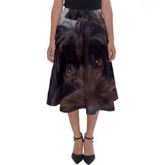 Laying In Dog Bed Perfect Length Midi Skirt by pauchesstore