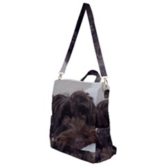 Laying In Dog Bed Crossbody Backpack