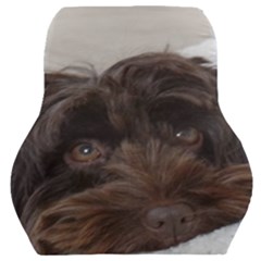 Laying In Dog Bed Car Seat Back Cushion  by pauchesstore