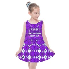 Happy  Day Valentines Every Day Kids  Summer Dress by pepitasart