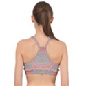 Boho Bliss Peach Metallic Mandala Basic Training Sports Bra View2