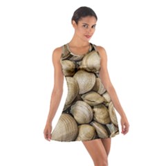 Shellfishs Photo Print Pattern Cotton Racerback Dress by dflcprintsclothing