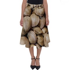 Shellfishs Photo Print Pattern Perfect Length Midi Skirt by dflcprintsclothing