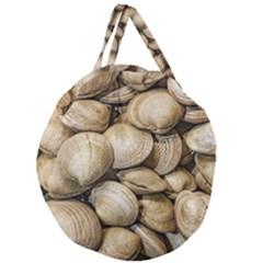 Shellfishs Photo Print Pattern Giant Round Zipper Tote by dflcprintsclothing