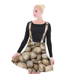 Shellfishs Photo Print Pattern Suspender Skater Skirt