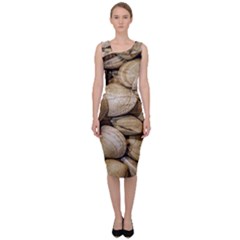 Shellfishs Photo Print Pattern Sleeveless Pencil Dress by dflcprintsclothing