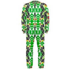 Modern Vintage Butterfly Geometric Onepiece Jumpsuit (men)  by beautyskulls