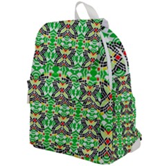 Modern Vintage Butterfly Geometric Top Flap Backpack