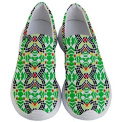 Modern Vintage Butterfly Geometric Women s Lightweight Slip Ons by beautyskulls