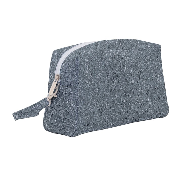 Silver Sparkle Wristlet Pouch Bag (Medium)